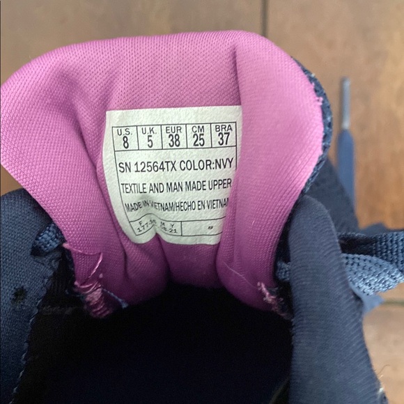 Skechers Blue and Pink Sneakers with Breathable Mesh - Picture 4 of 5